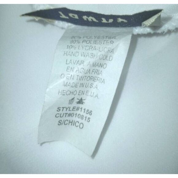 TAWNY WHITE & GOLD SEQUIN GOWN SZ.S EUC. - Picture 8 of 8